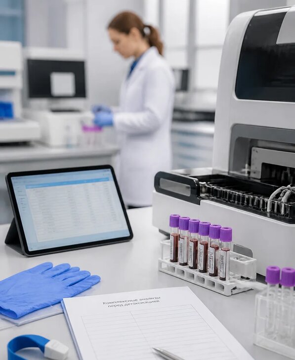 Анализы перед детоксикацией в Ставрополе: от 5192 р. | Медзона